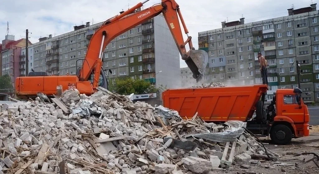 Профессиональный вывоз строительного мусора в Белой Калитве в октябре