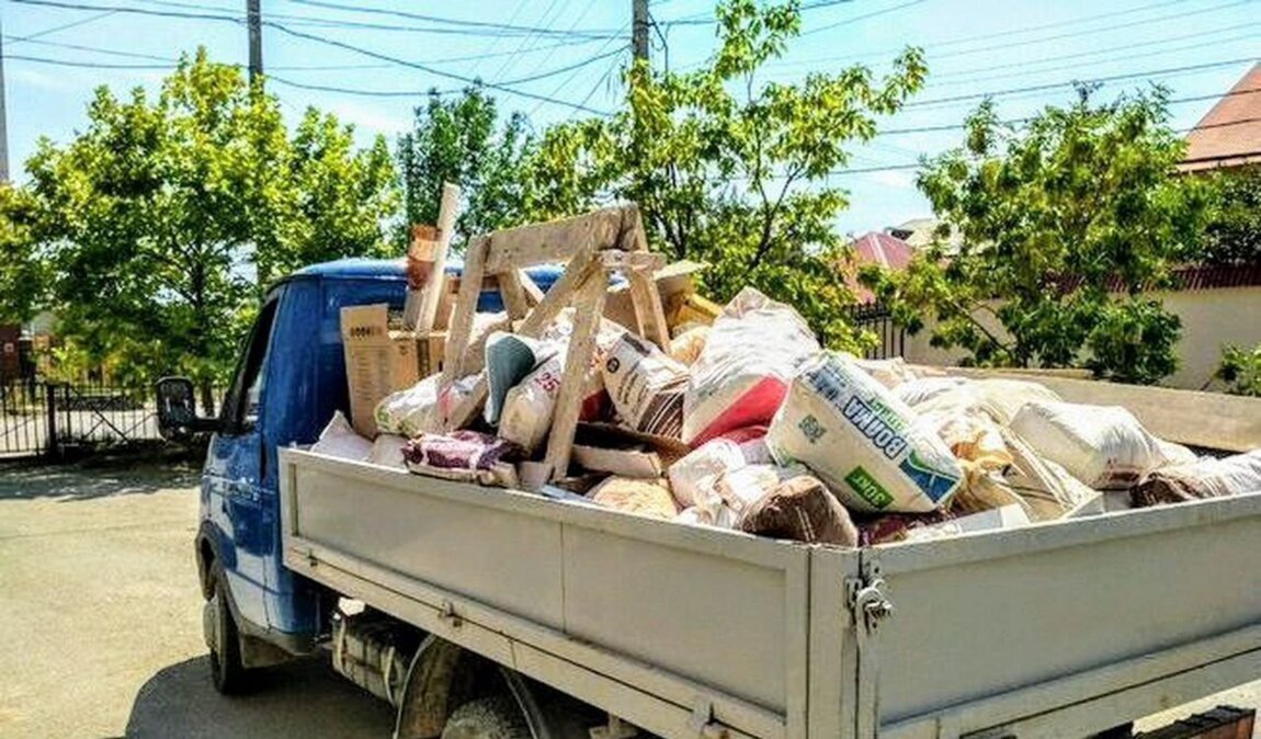 Вывоз мусора Газелью в Белой Калитве в октябре