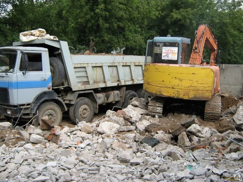 Вывоз бетонного боя и утилизация в Белой Калитве в октябре